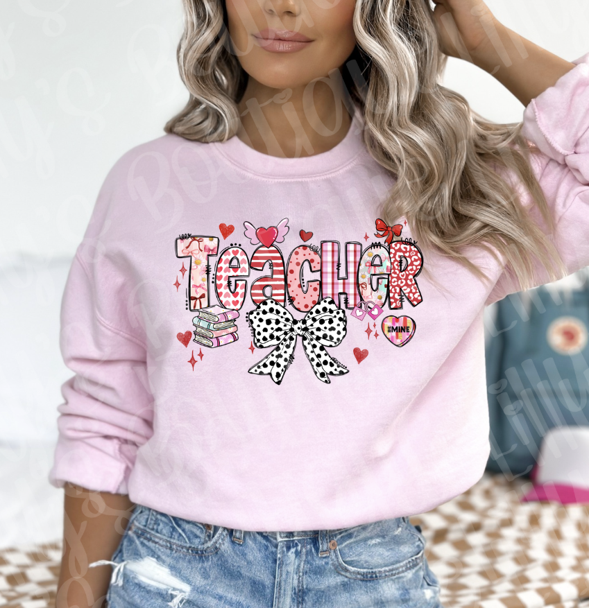 Teacher Valentines (light pink)
