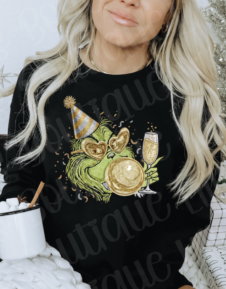 New Year Bubble (black)