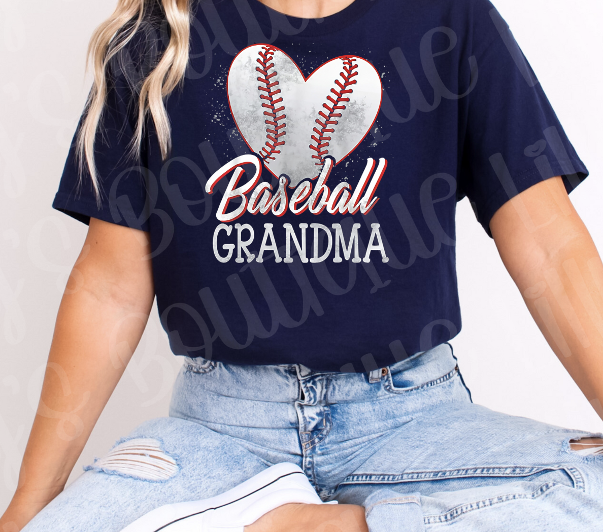 Baseball Grandma (navy)