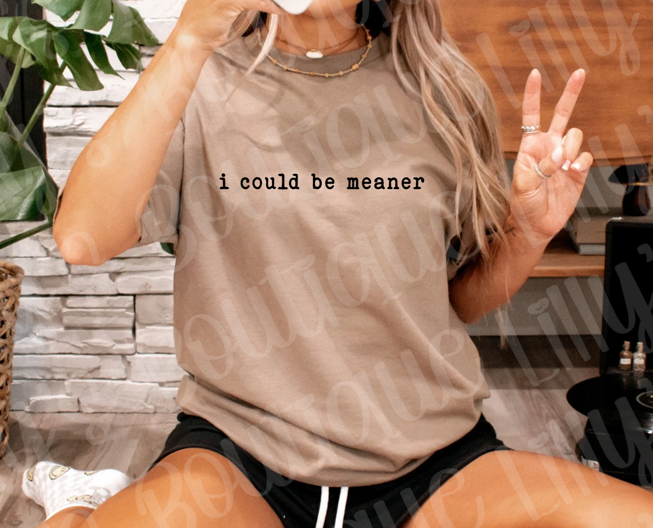 I could be meaner (savana brown)