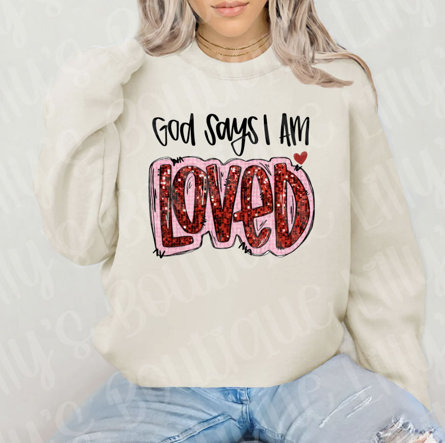 God Says I am loved (Tan)