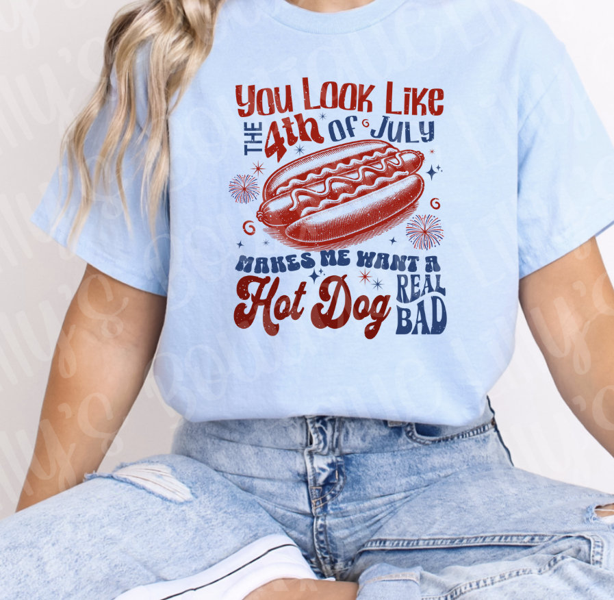 You look like the 4th of July (light blue)