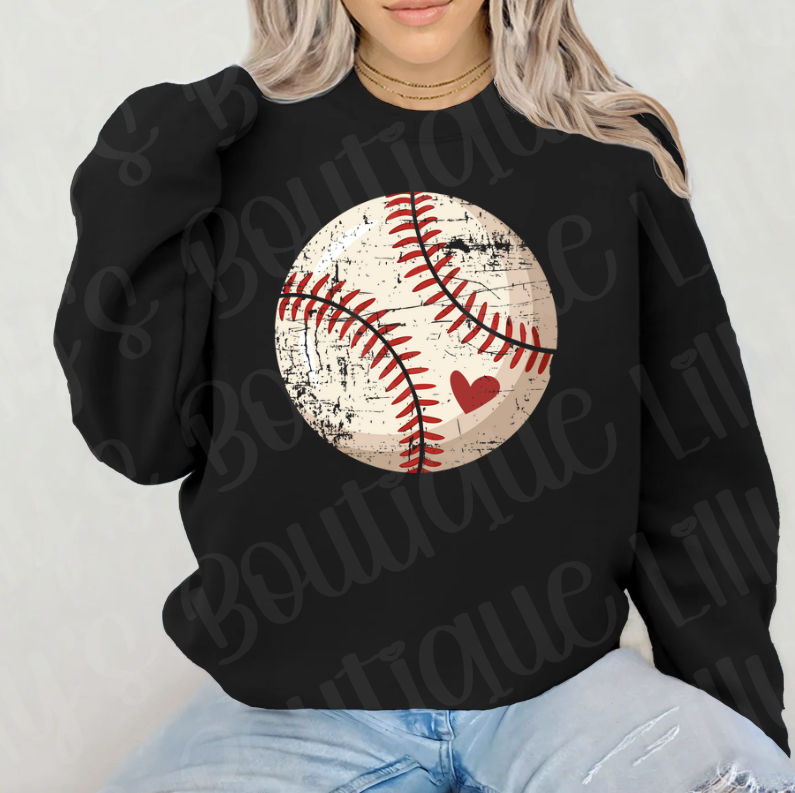 Grunge Baseball (black)