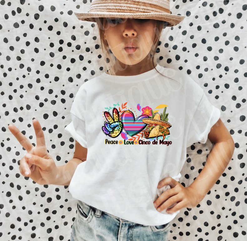 Peace Love Cinco de Mayo