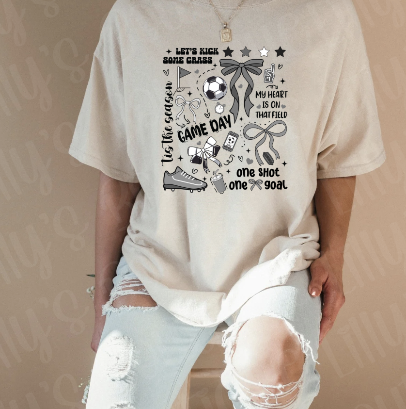 soccer collage (tan)