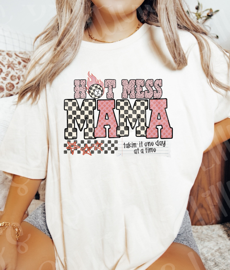 Hot Mess mama (ivory)