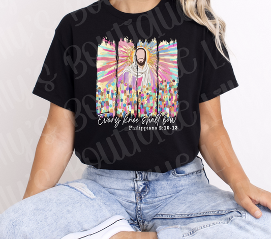 Every Knew shall bow (black)