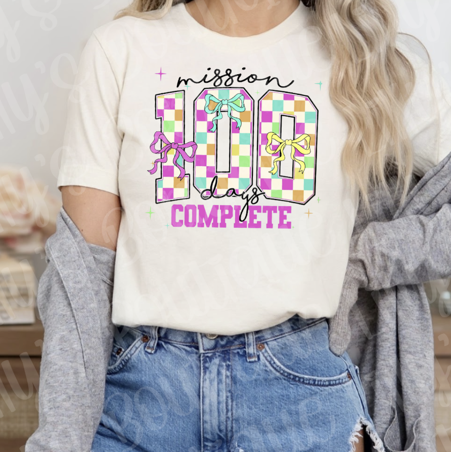 100 Days Mission Complete (ivory)
