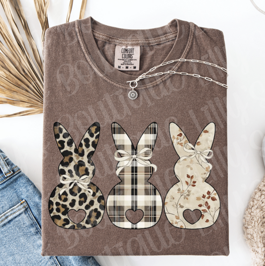 Bunnies (comfort color espresso)