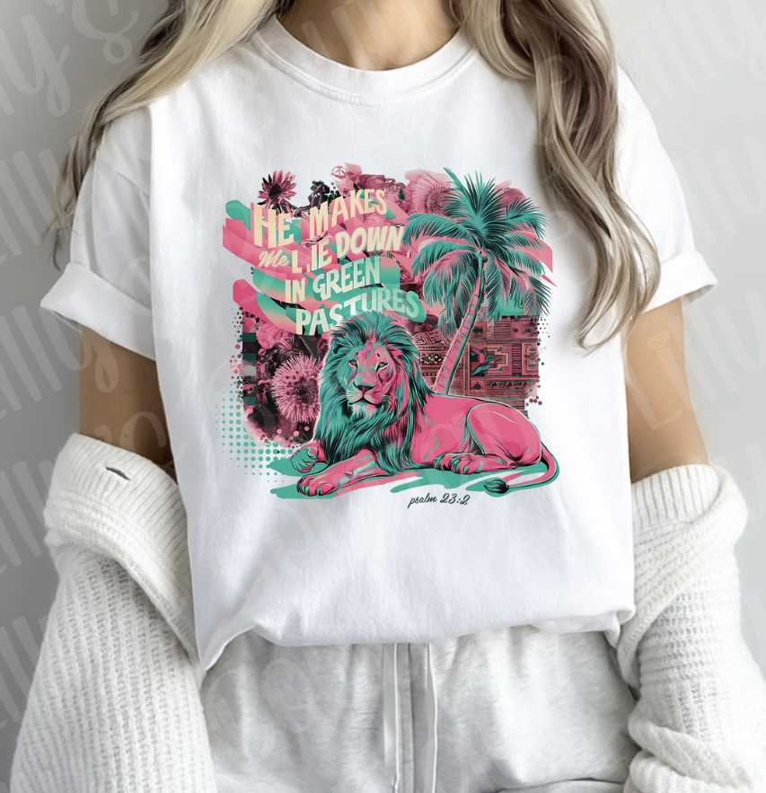 He makes me lie down (comfort colors white)