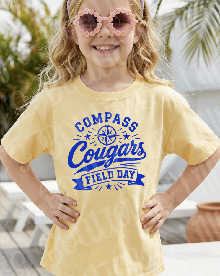 Yellow Field Day Cougars