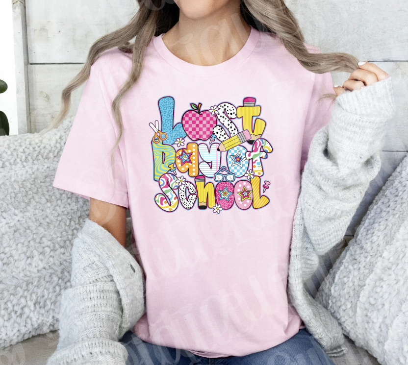 Last day of school (light pink)