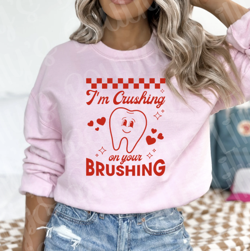 Crushing on your brushing (light pink)