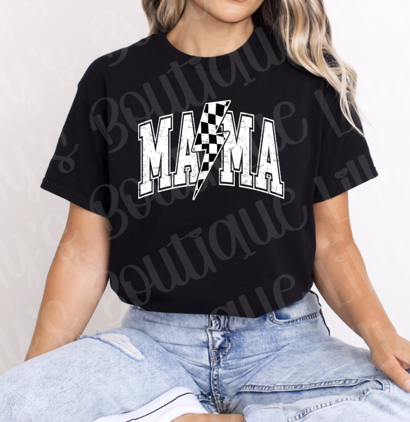 Mama Distressed (black)