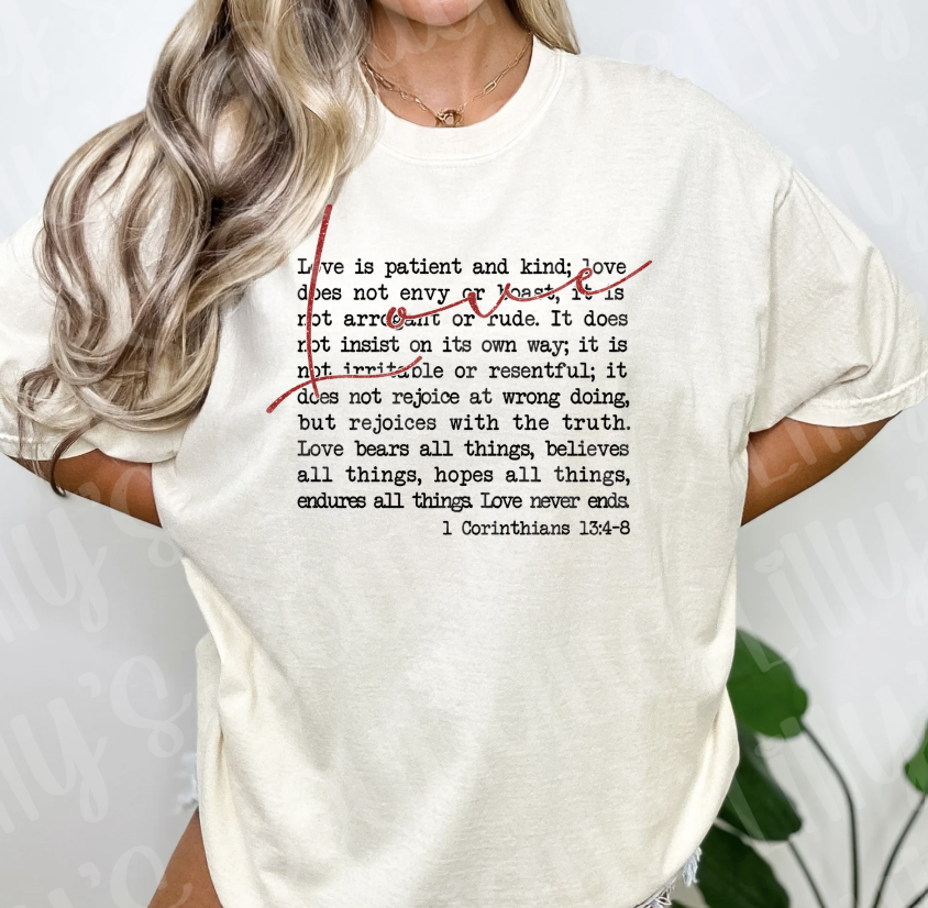 Love is Patient...(natural)