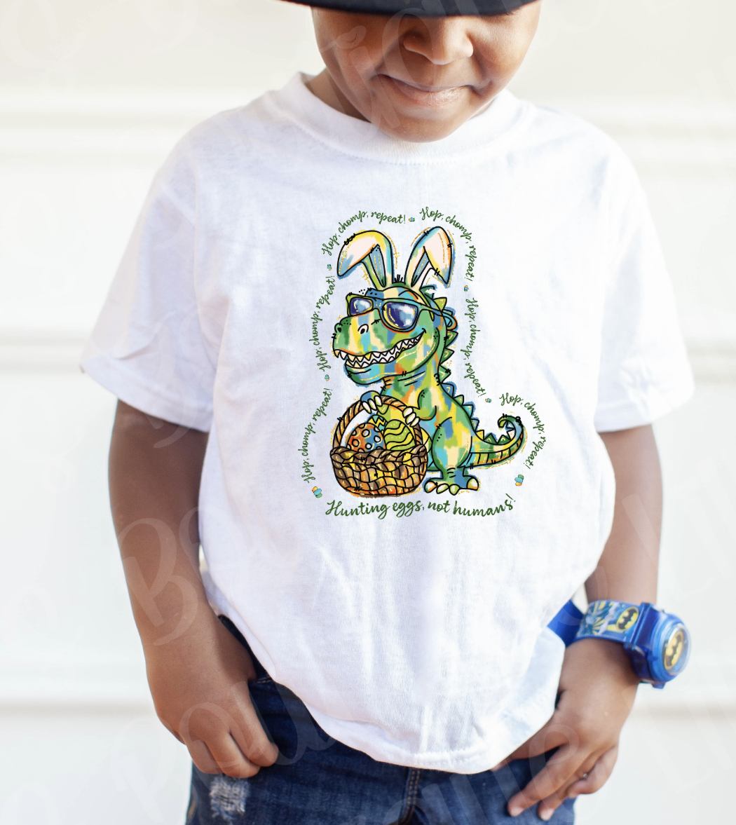 Hunting eggs not humand (white)