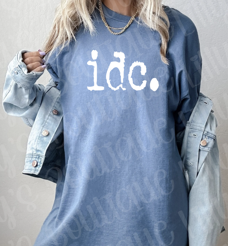 idc. (indigo blue)