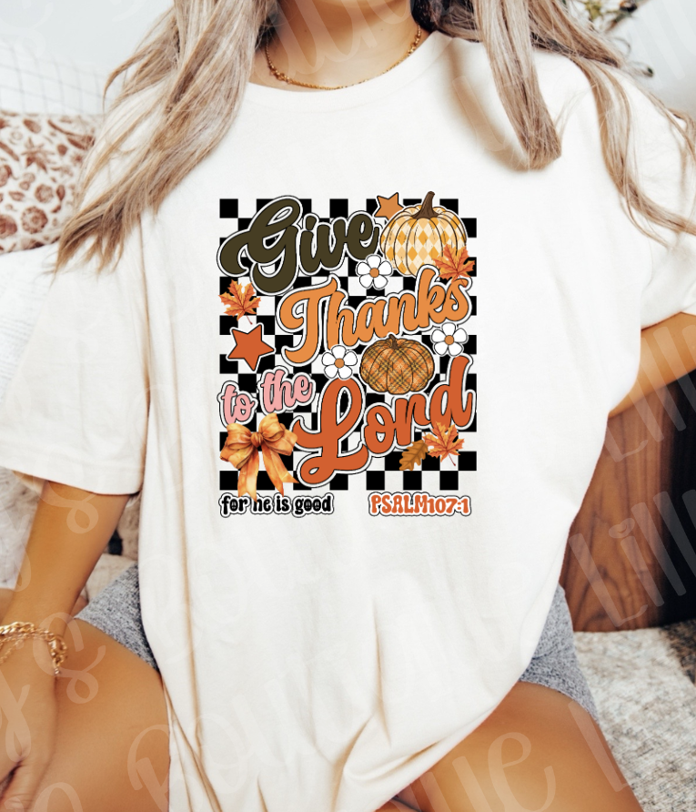 Give thanks to the Lord