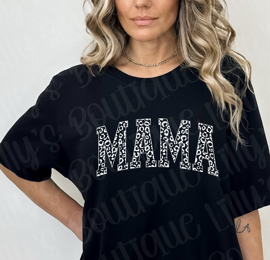 Mama Leopard tee
