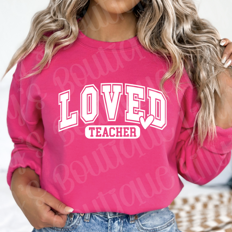 Loved Teacher (pink)