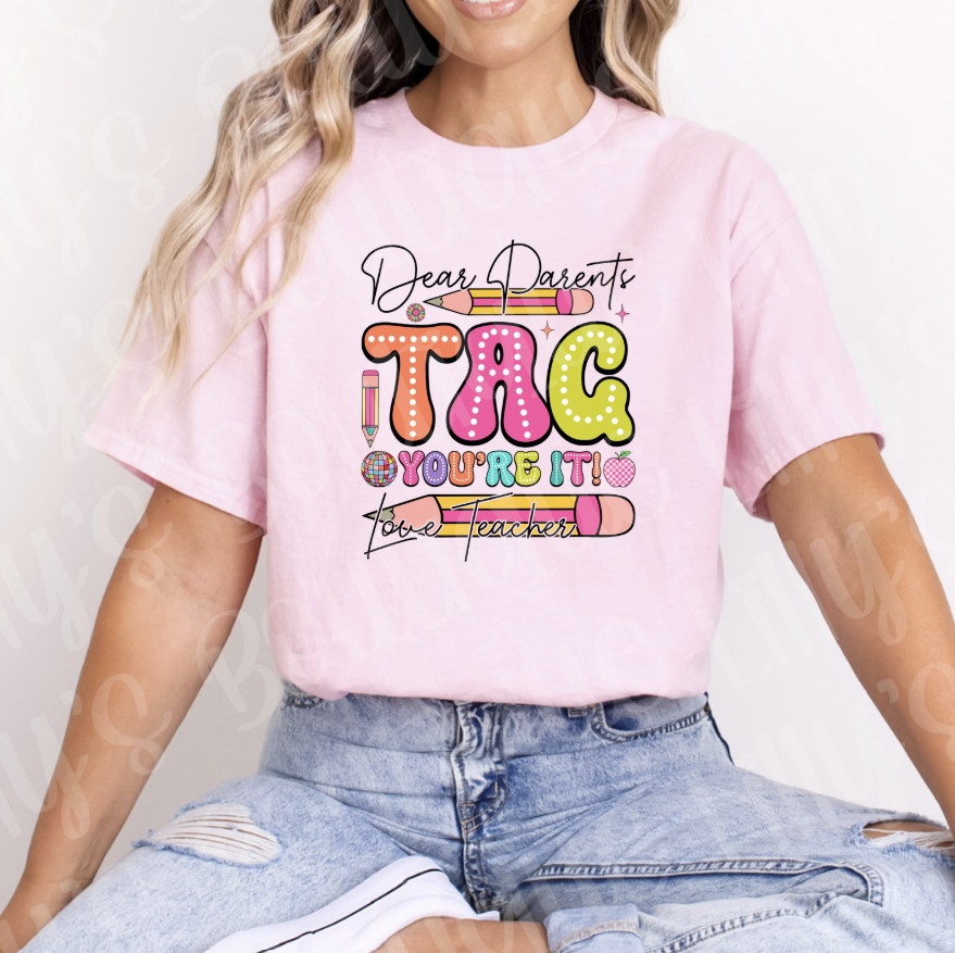 Dear Parents TAG (light pink)