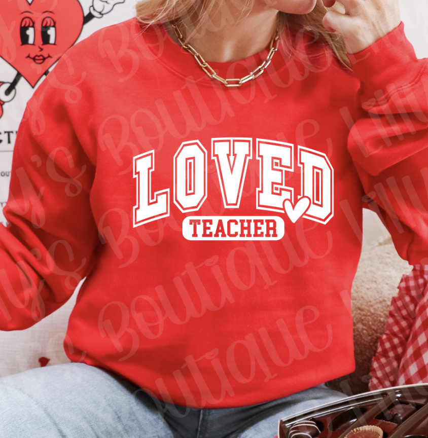 Loved Teacher (red)
