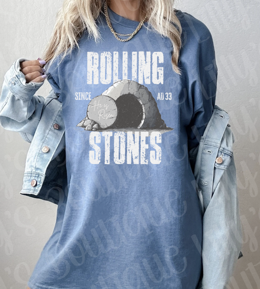 Rolling stones (indigo blue)