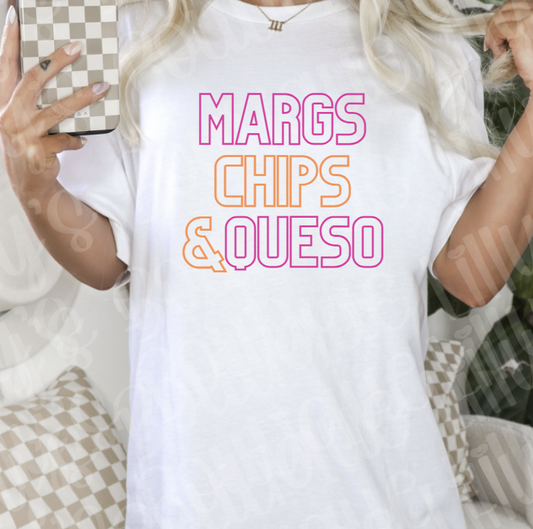Margs Chips and Queso (white)