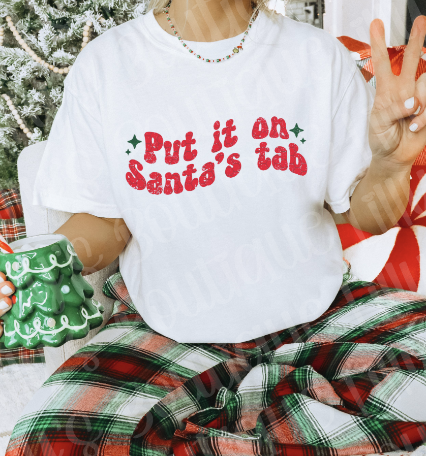 Put it on Santas Tab