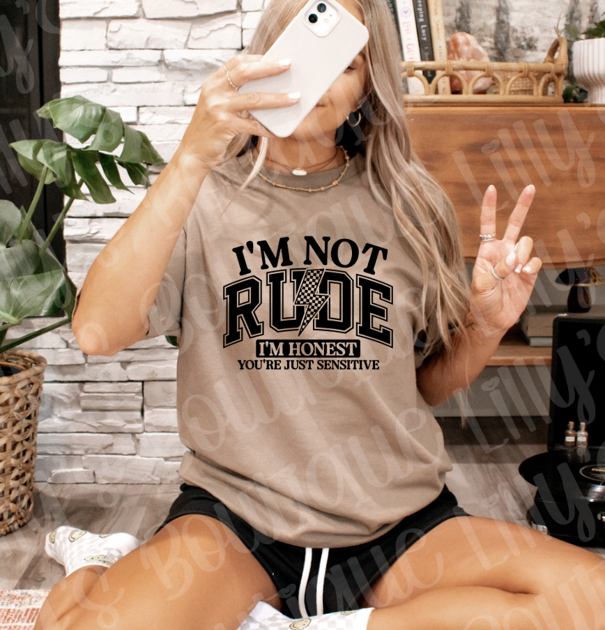 I'm not rude (savana brown)