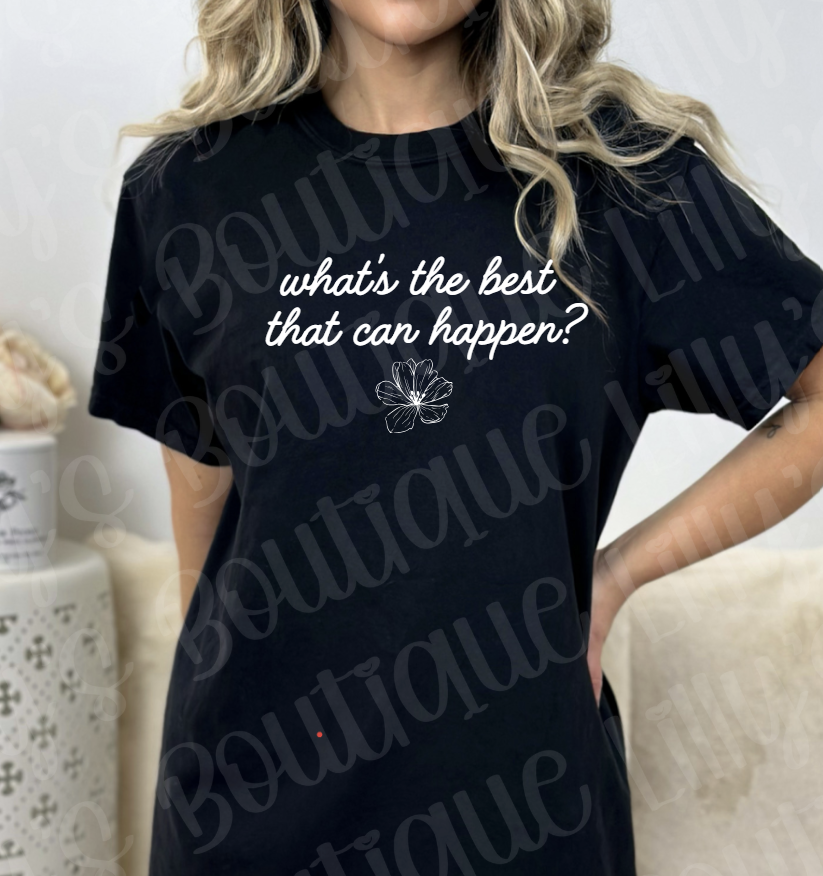 What's the best that can happen (black)