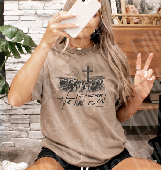 He is not here he is Risen (savana brown)