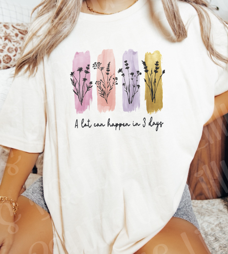 A lot can happen in 3 days (ivory)