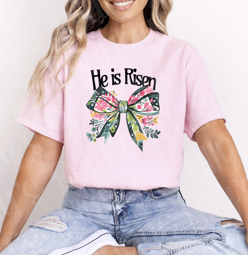 He is Risen (light pink)