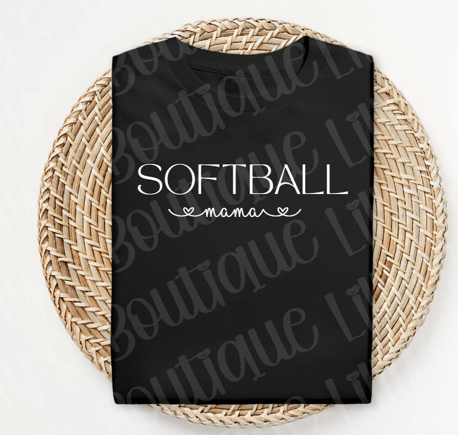 Softball mom (black)