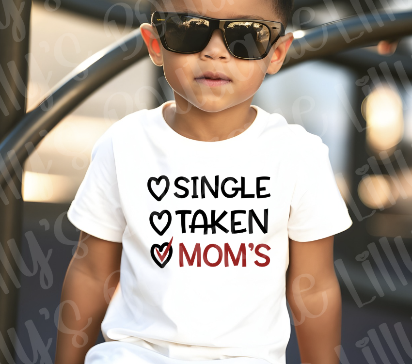 Single, Taken, MOMS (white)