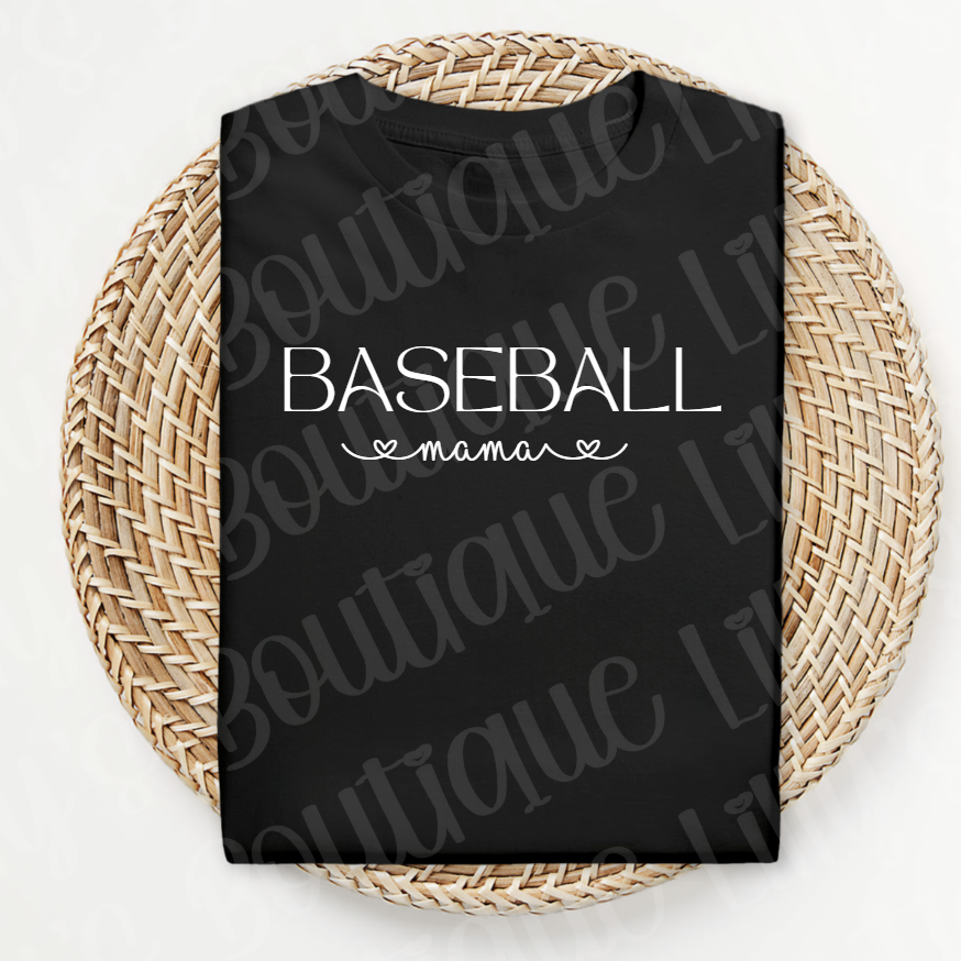 baseball mom (black)