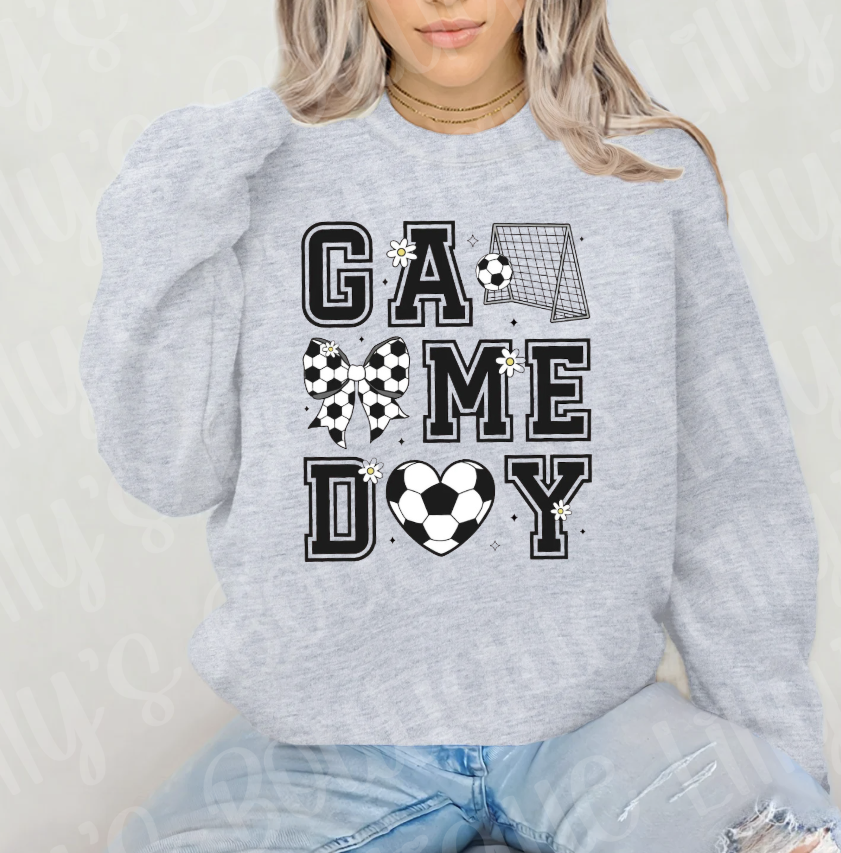 Soccer Collage Game Day (grey)