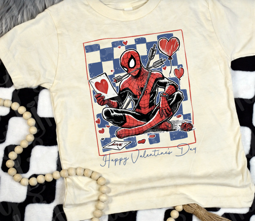 Spiderman Valentines (natural)