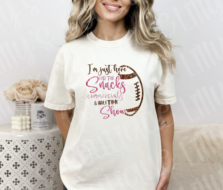 Just here for the halftime show tee (not actual glitter)
