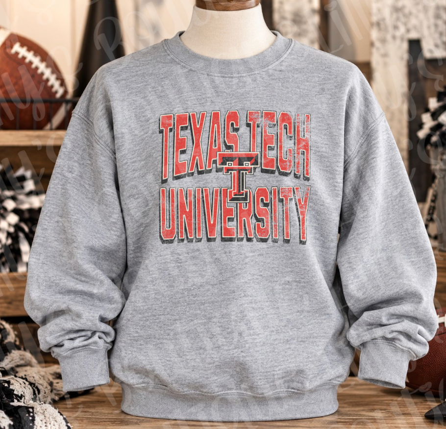 TTU sweatshirt