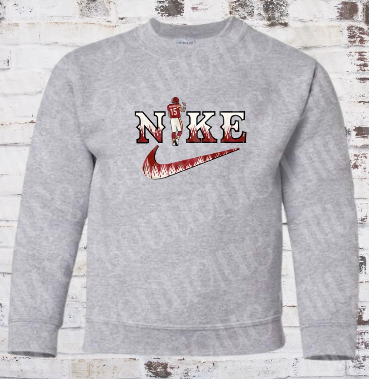 youth nke mahomes sweatshirt