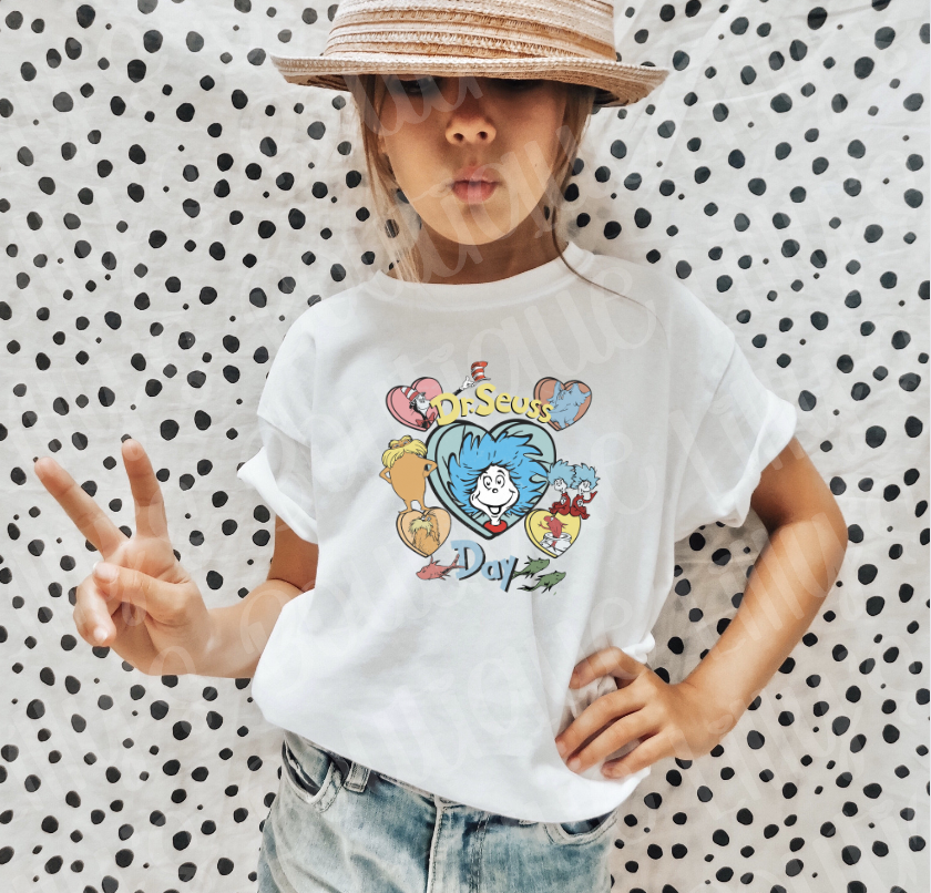 Dr Suess heart youth tee