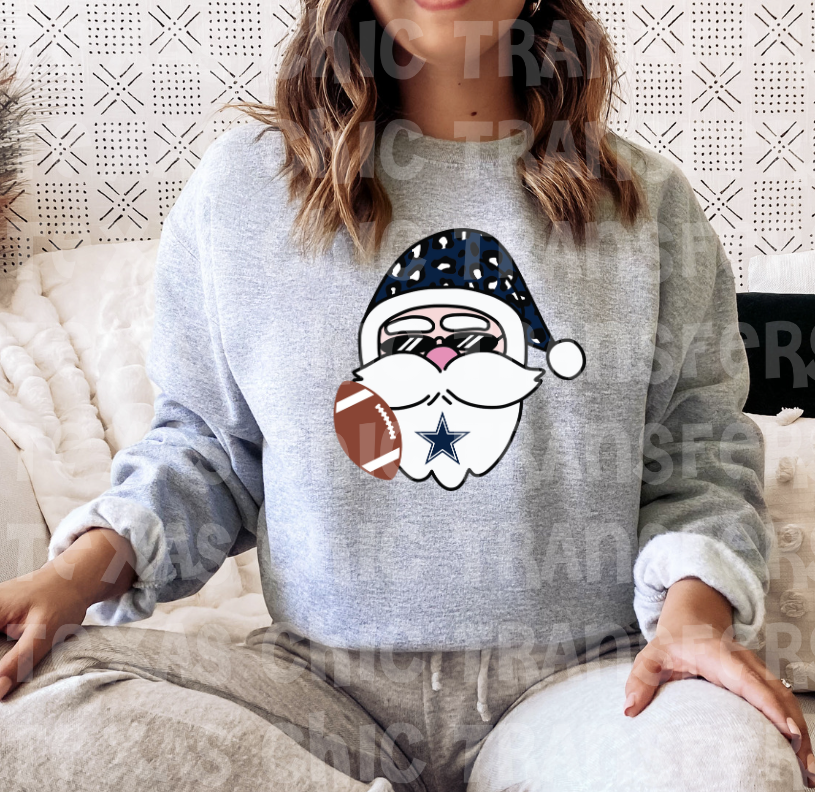 pick your team santa sweatshirt