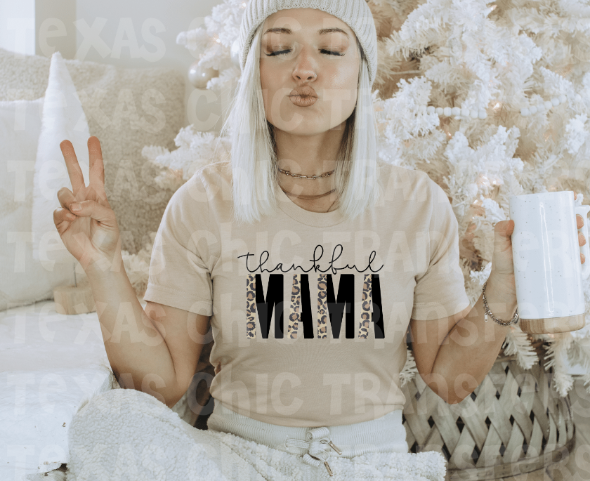 Thankful Mama - Blk/Leopard