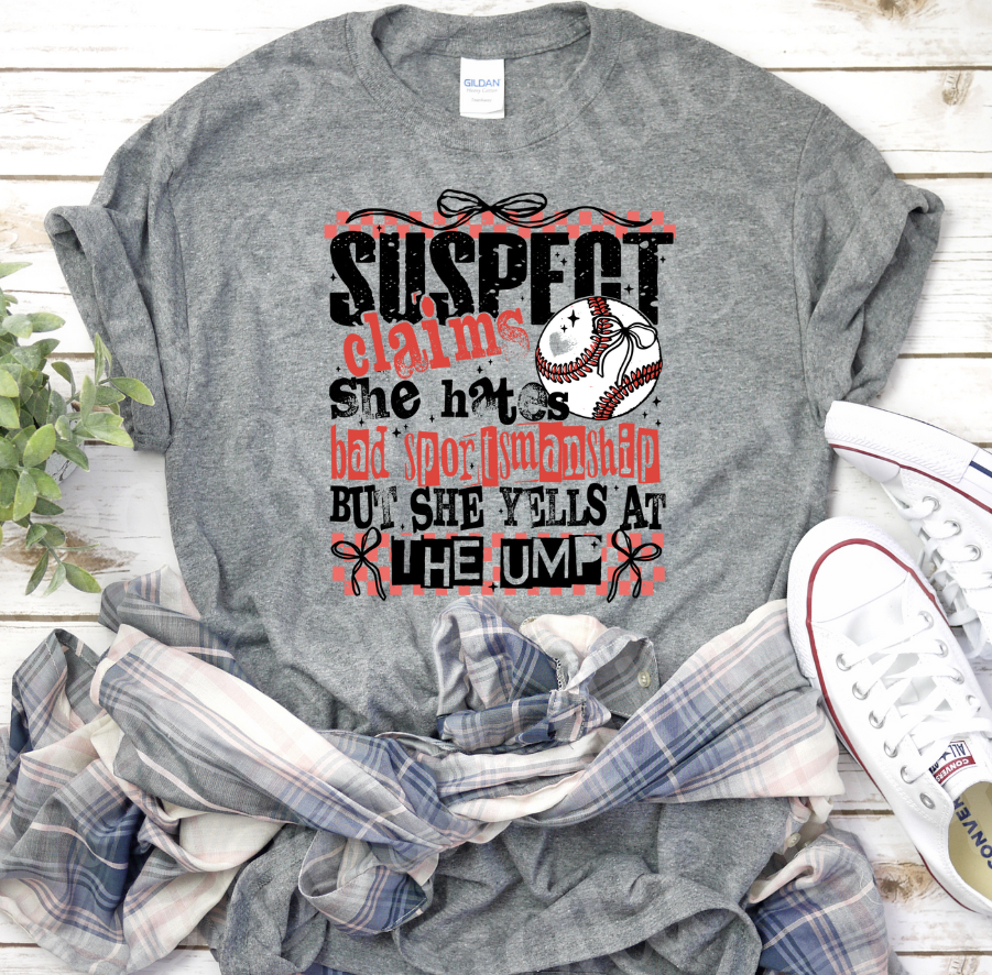 Suspect Baseball (grey)