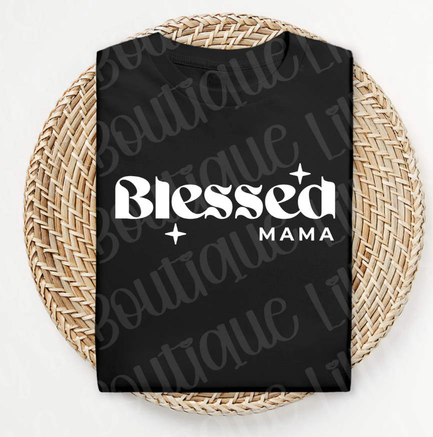 Blessed mama (black)