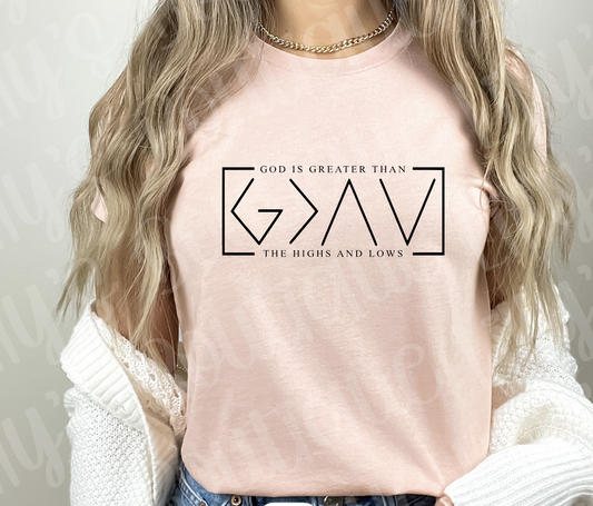 God is Greater than the highs and lows