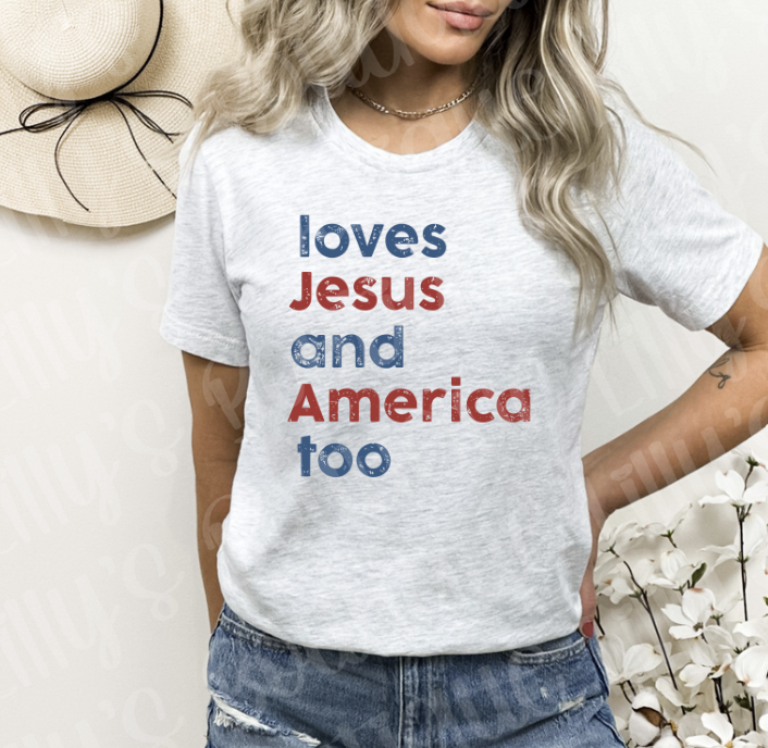 Loves Jesus and America too