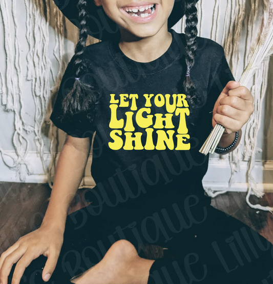 Let your light shine tee